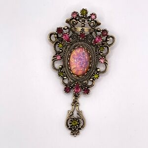 Sarah Coventry Vintage Contessa Prin Brooch Pendant 70's